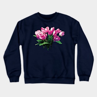 Bunch of Pink Tulips Crewneck Sweatshirt